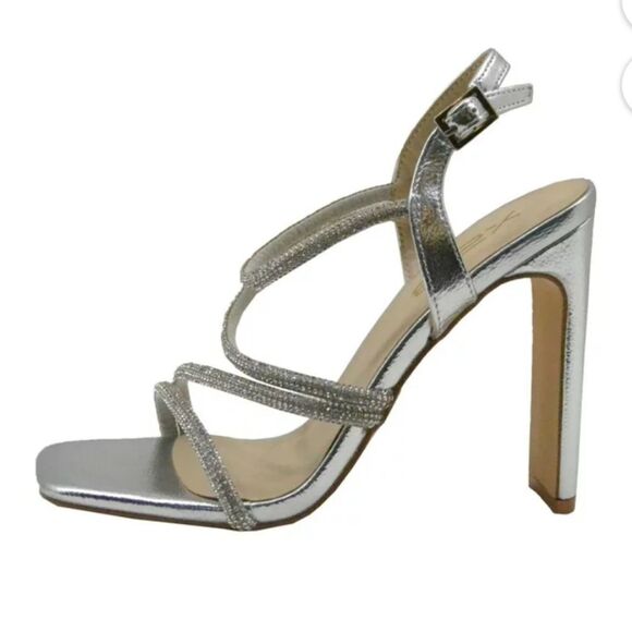 BRAND X2B WOMEN'S ALLYY-5N EMBELLISHED OPEN TOE BLOCK HEEL SANDALS - Picture 14 of 16